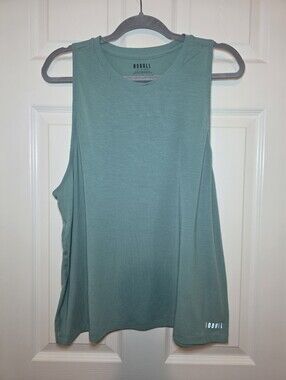 Nobull Women’s XXL Green Muscle Tank Top Athletic Sporty Running Casual Colorful